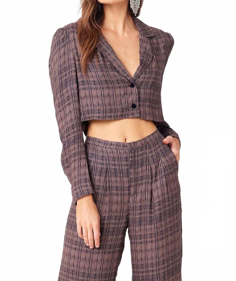 NEW SALTWATER LUXE alana jacket in latte brown
